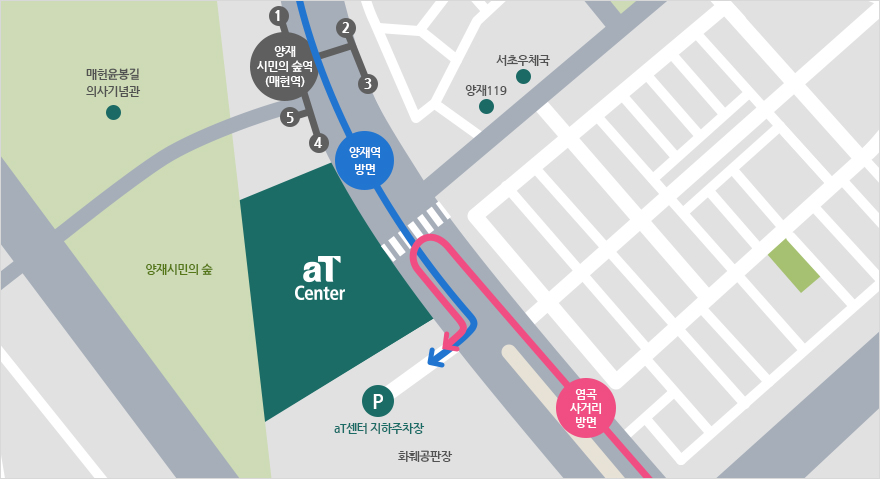 aT센터 약도